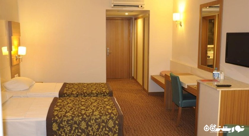 نمایی از اتاق استاندارد هتل	